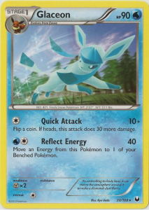 Glaceon attacking