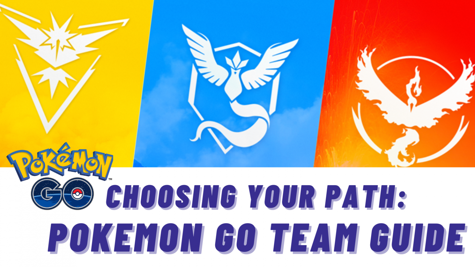 Choosing Your Path Pokémon Go Team Guide Pokemon Go Map Blog