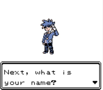 Pokemon RGB Character Selection ROM free download